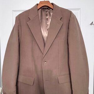 Mens Vintage Banana Republic Velvet Blazer in Camel Size 40r